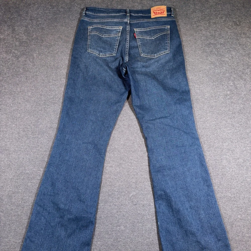 Levi's 725 High Rise Bootcut Jeans Women Size 30 Blue Stretch Denim Bobo Fairy - Picture 3 of 9